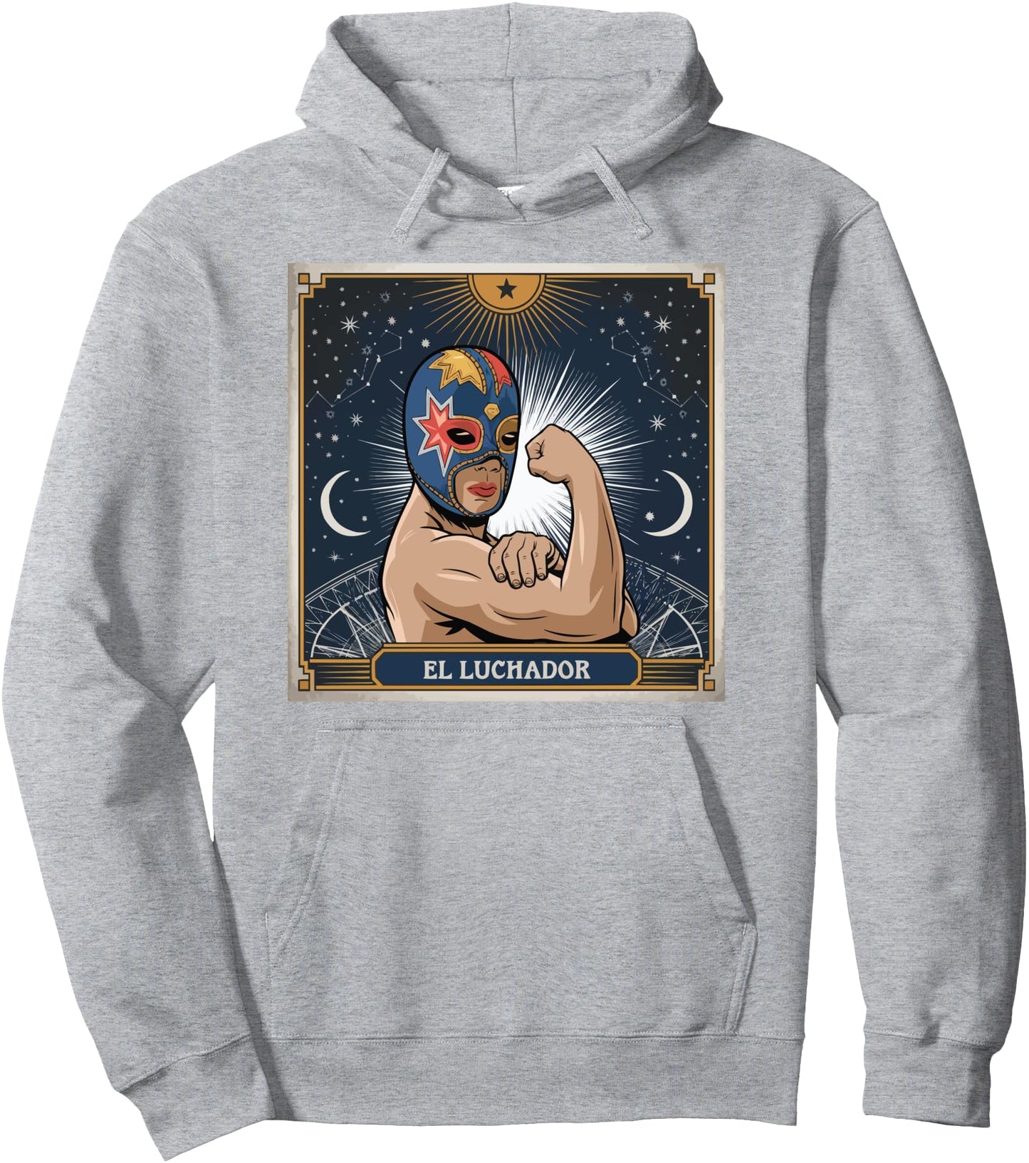 Lucha Libre Mexican Wrestler Mask Wrestling Luchador Pullover Hoodie