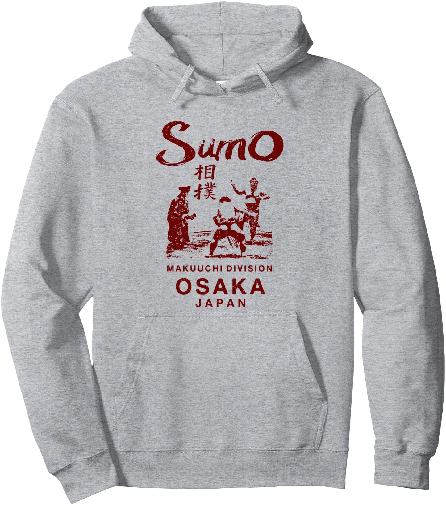 Sumo Wrestling Japan Osaka Japanese Vintage Pullover Hoodie