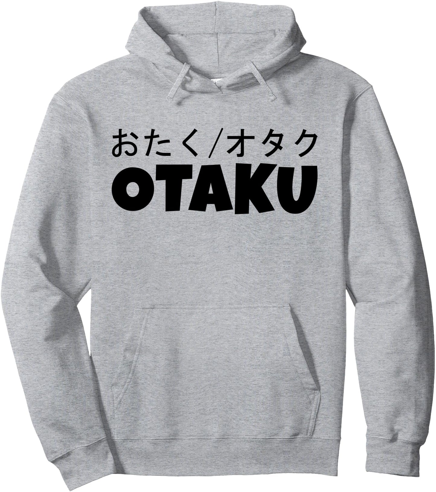 Otaku Japanese Letters Manga Anime Pullover Hoodie