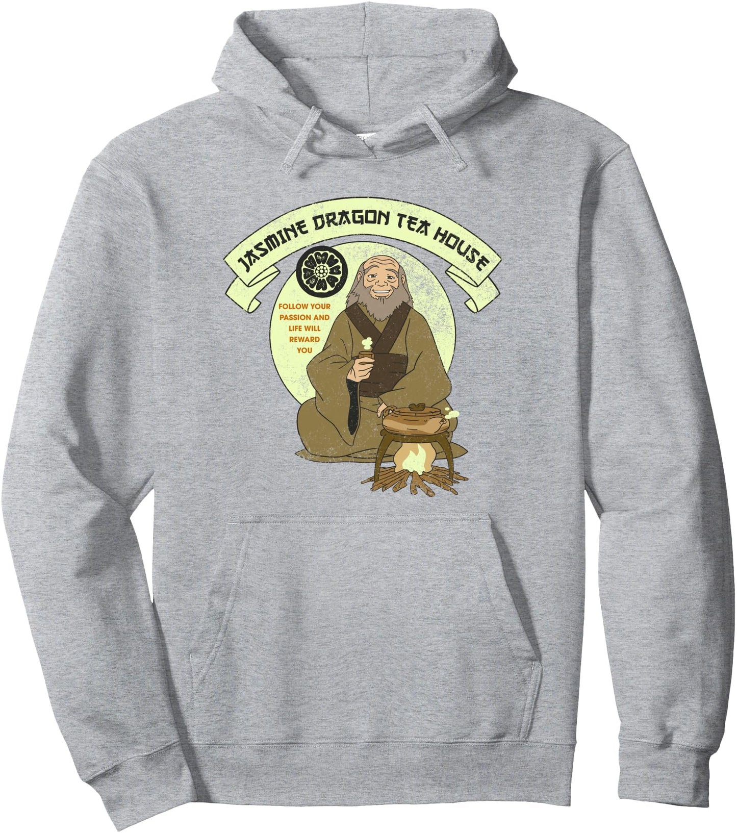 Avatar: The Last Airbender Iroh Jasmine Dragon Tea House Pullover Hoodie