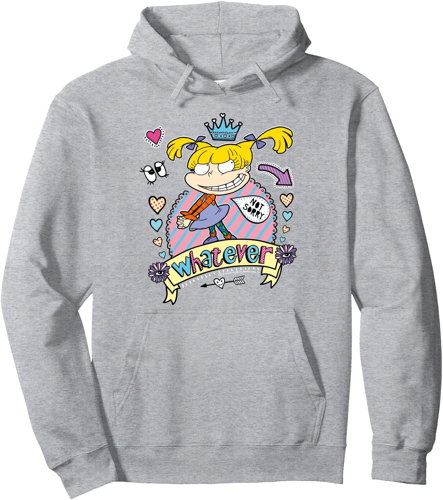 Rugrats Angelica Whatever Not Sorry Pullover Hoodie