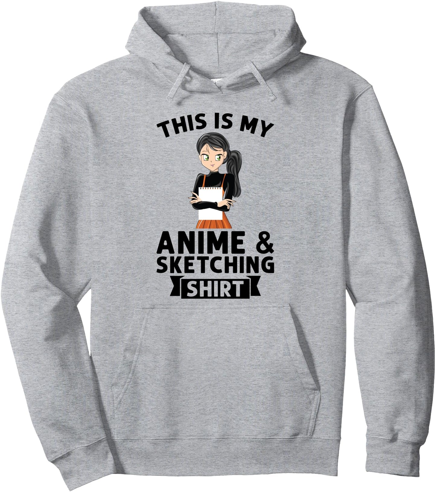 this is my anime & sketching Anime Pullover Hoodie