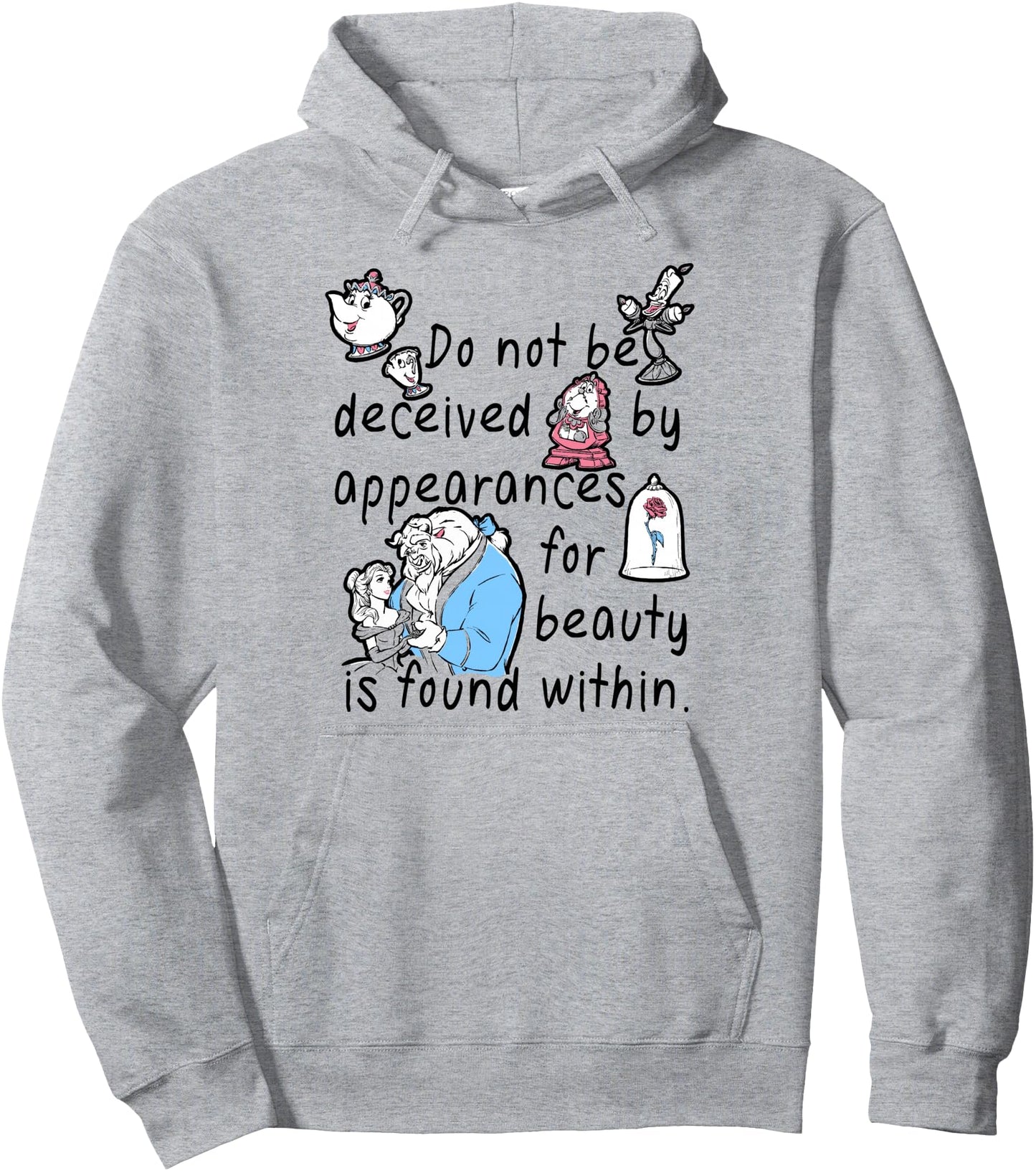 Disney Beauty And The Beast Beauty Is Found Within Pullover Hoodie