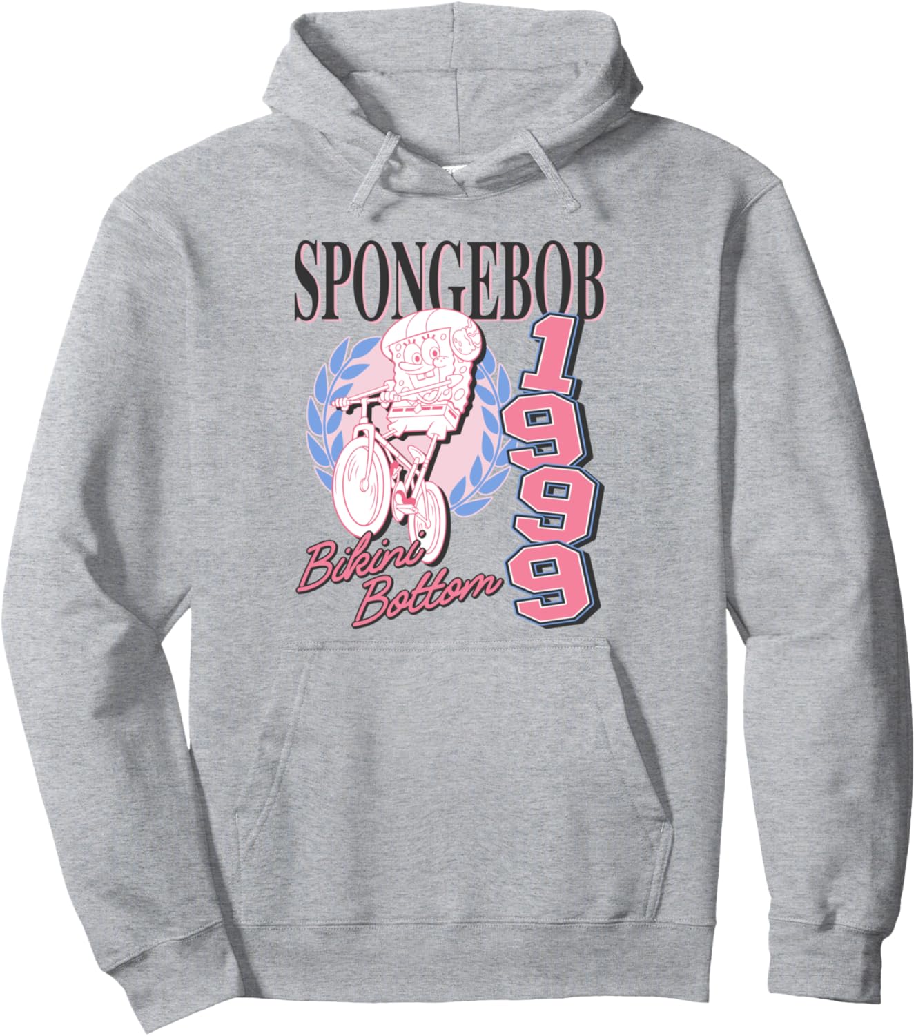 SpongeBob SquarePants 1999 Bikini Bottom Biking Retro Pullover Hoodie