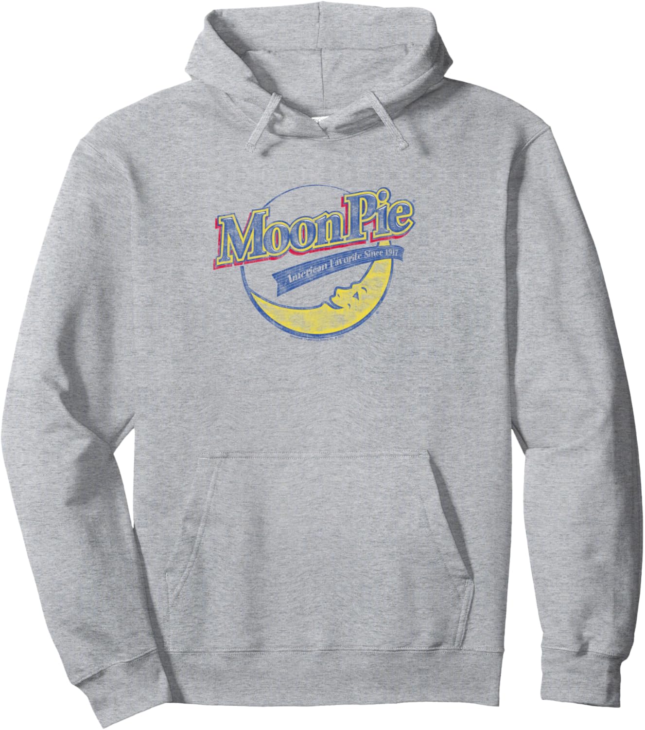 MoonPie Distressed Retro Logo Pullover Hoodie