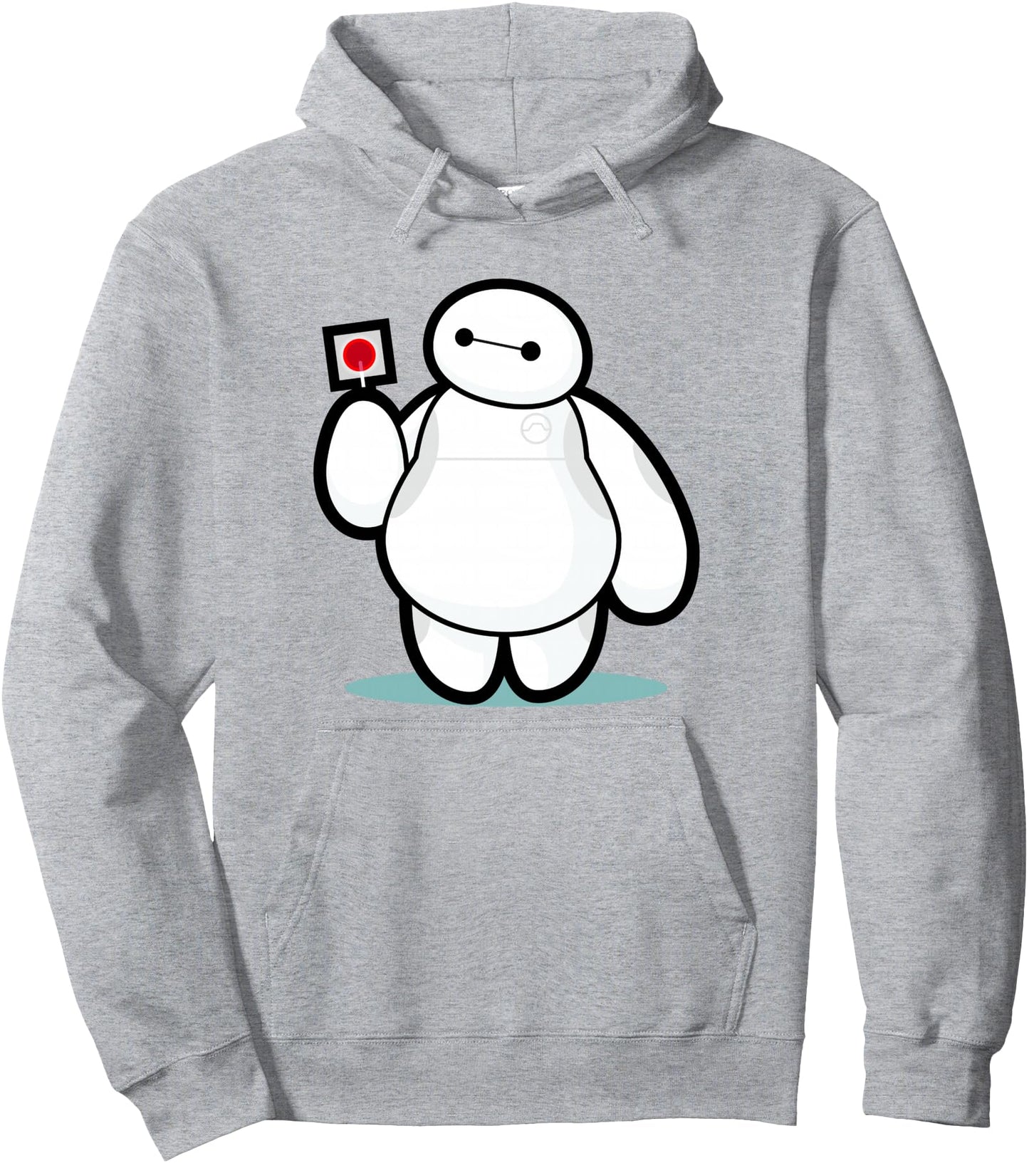 Disney Big Hero 6 Baymax With Lollipop Cute Shot Pullover Hoodie