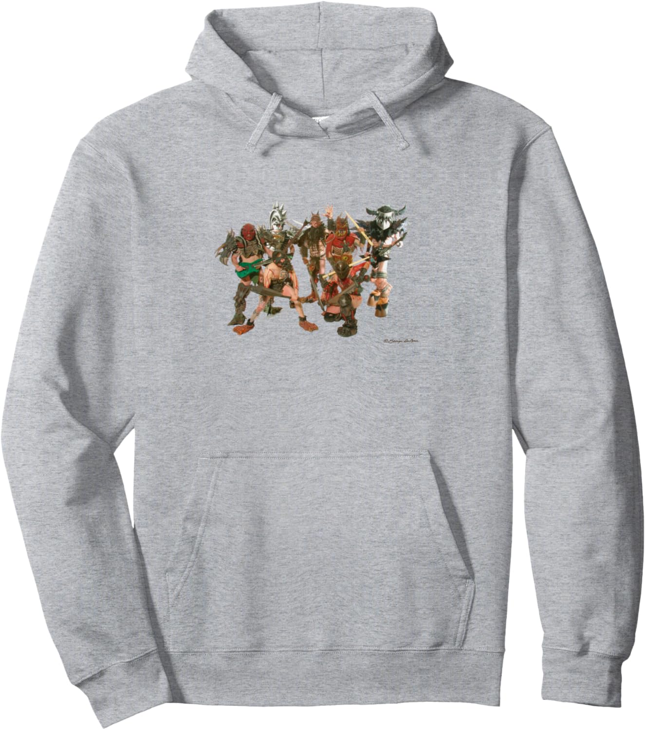 Gwar Heavy Metal Band By George DuBose Pullover Hoodie