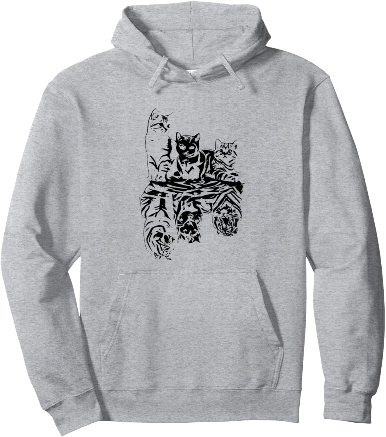 Cat Motif colorful Pets House Cat Lover Pullover Hoodie