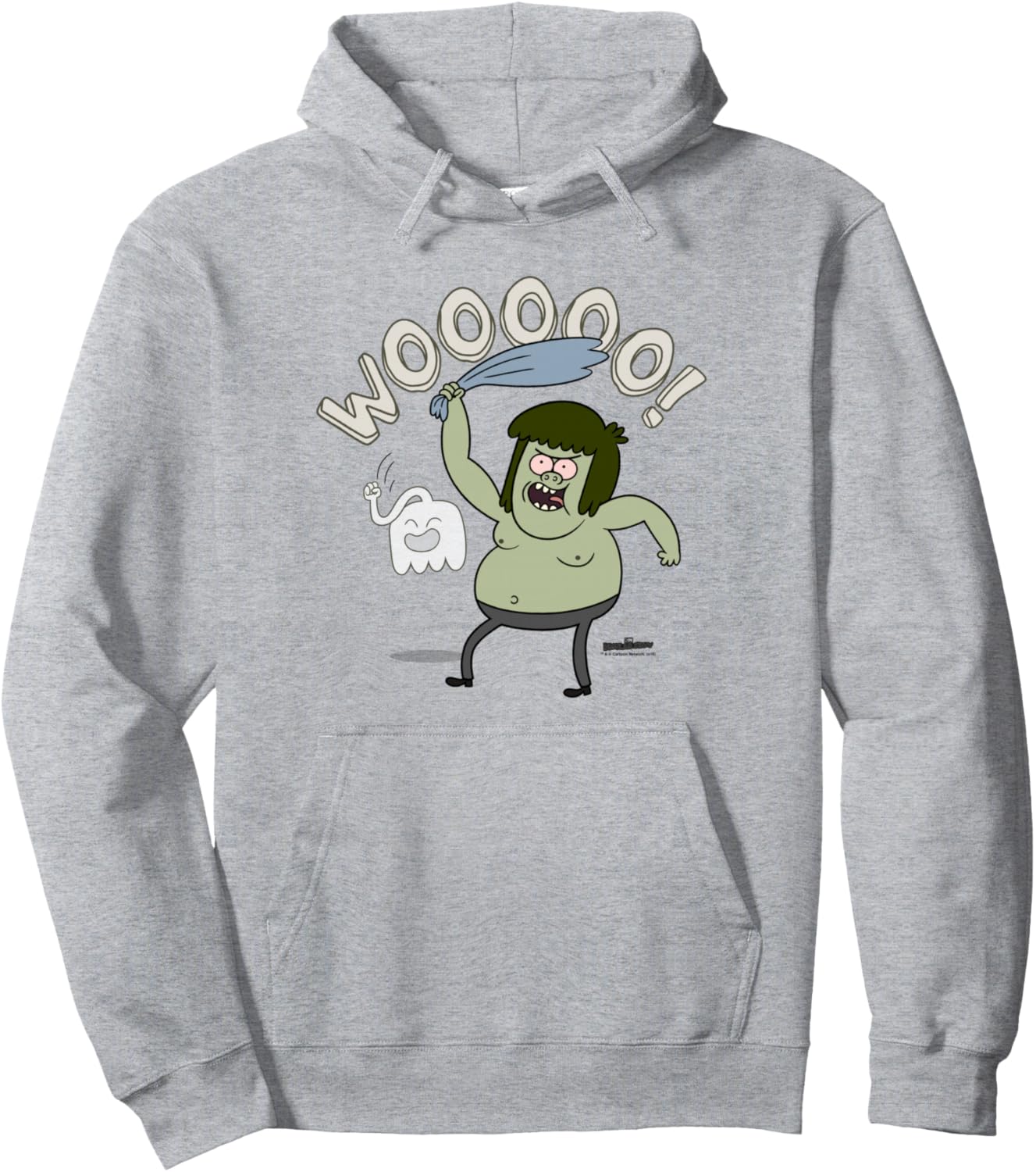 Regular Show Muscle Man WOOOOO! Pullover Hoodie