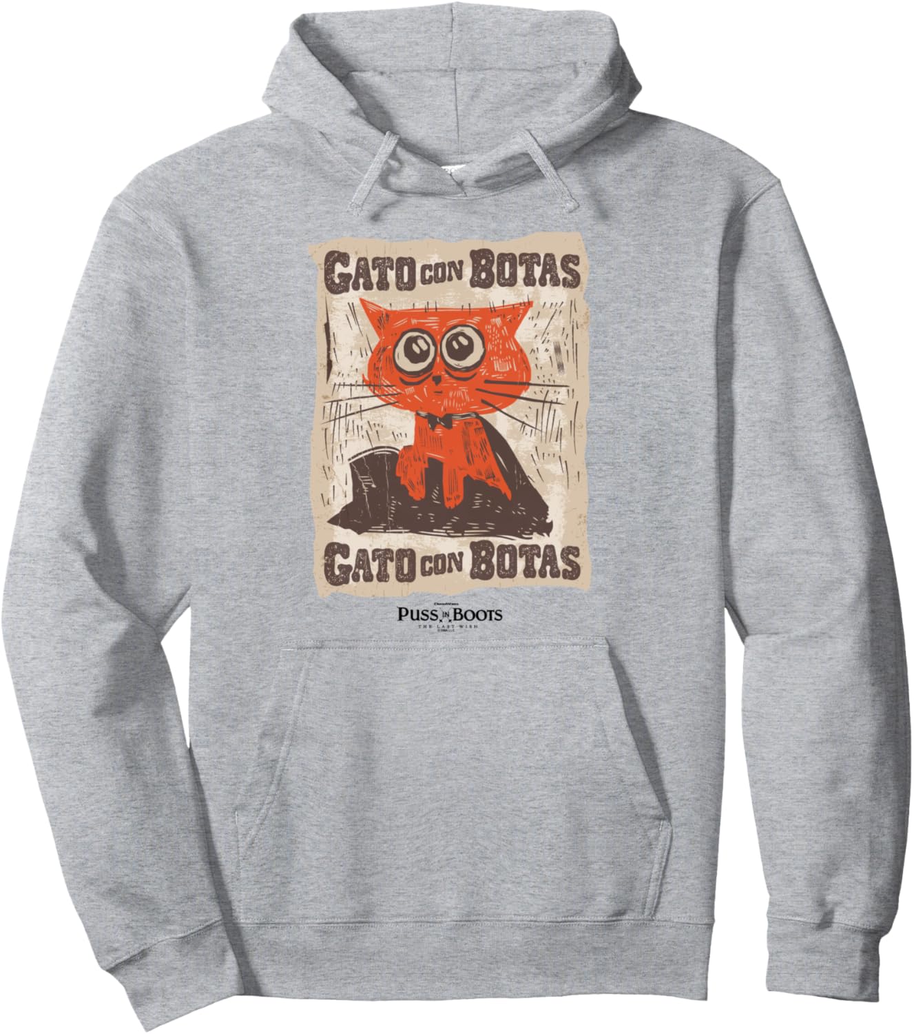 DreamWorks Puss In Boots: The Last Wish Gato Con Botas Pullover Hoodie