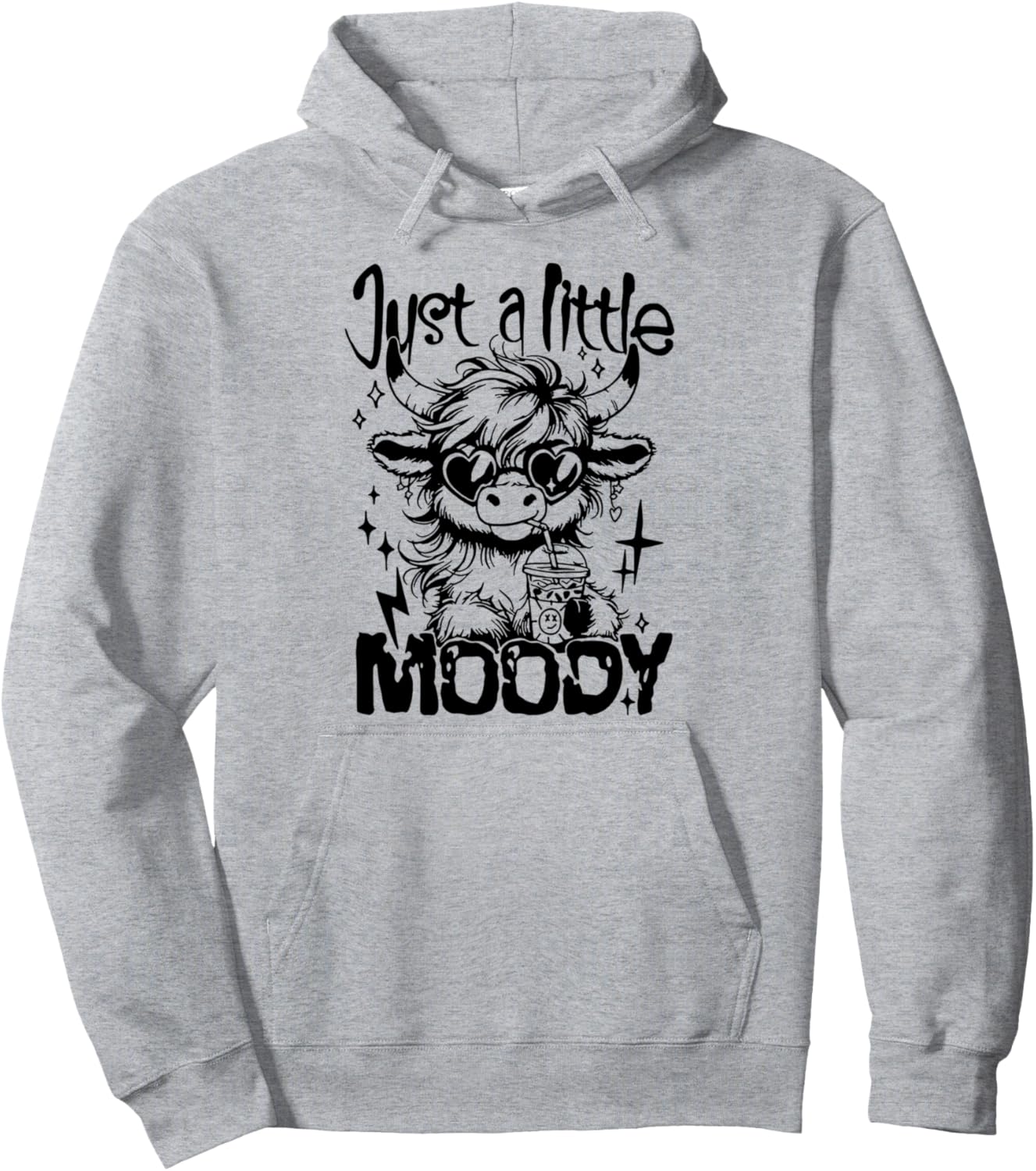 Just A Little Moody Pullover Hoodie