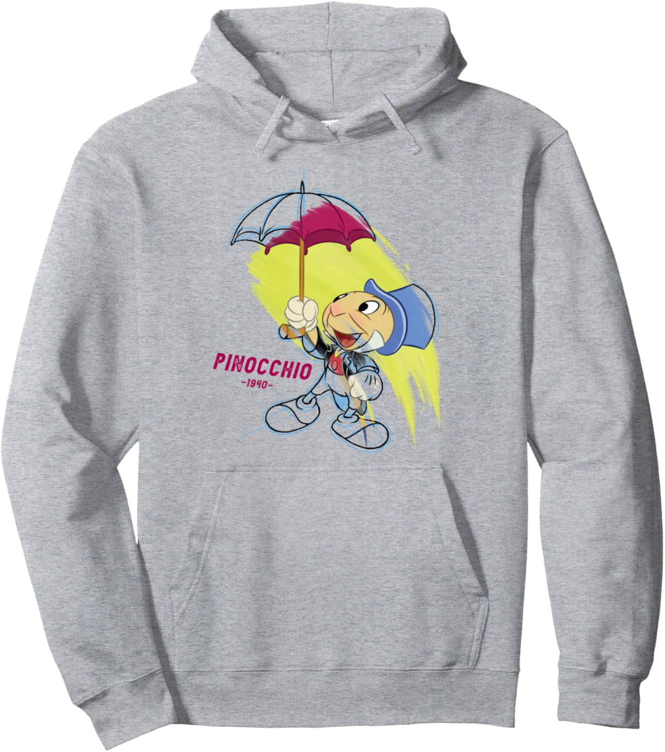 Disney Ink and Paint Jiminy Cricket from Pinocchio 1940 Pullover Hoodie