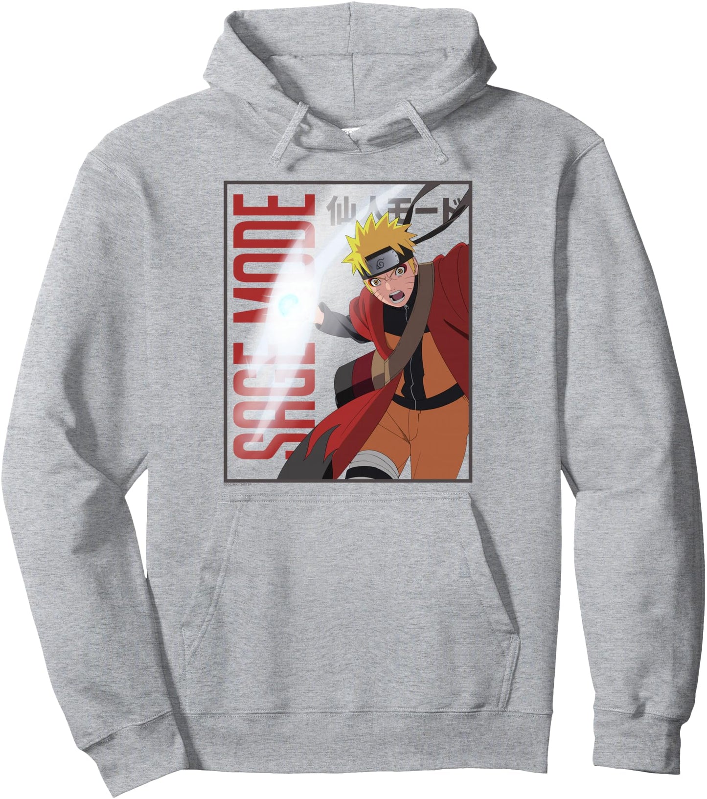 Naruto Shippuden Sage Mode Rasengan Justsu Anime Pullover Hoodie
