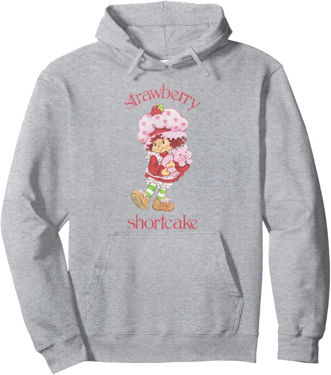 Strawberry Shortcake Cat Hugging Portrait Pullover Hoodie