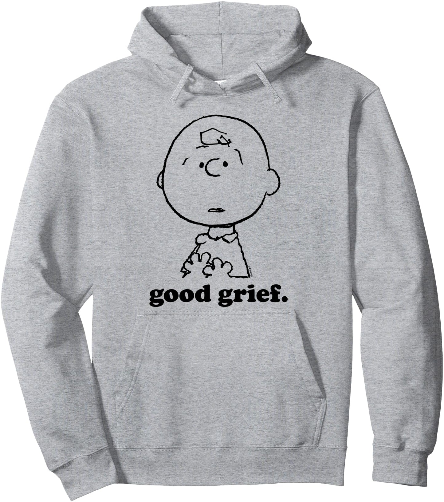 Peanuts - Good Grief Charlie Brown Face Pullover Hoodie