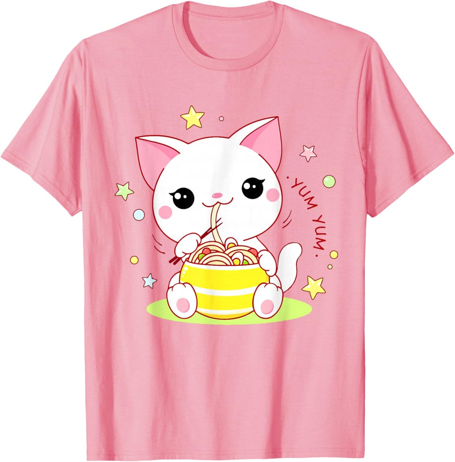 Girl Cat Ramen Noodle Cute Teen Girl Toddler Kawaii Anime