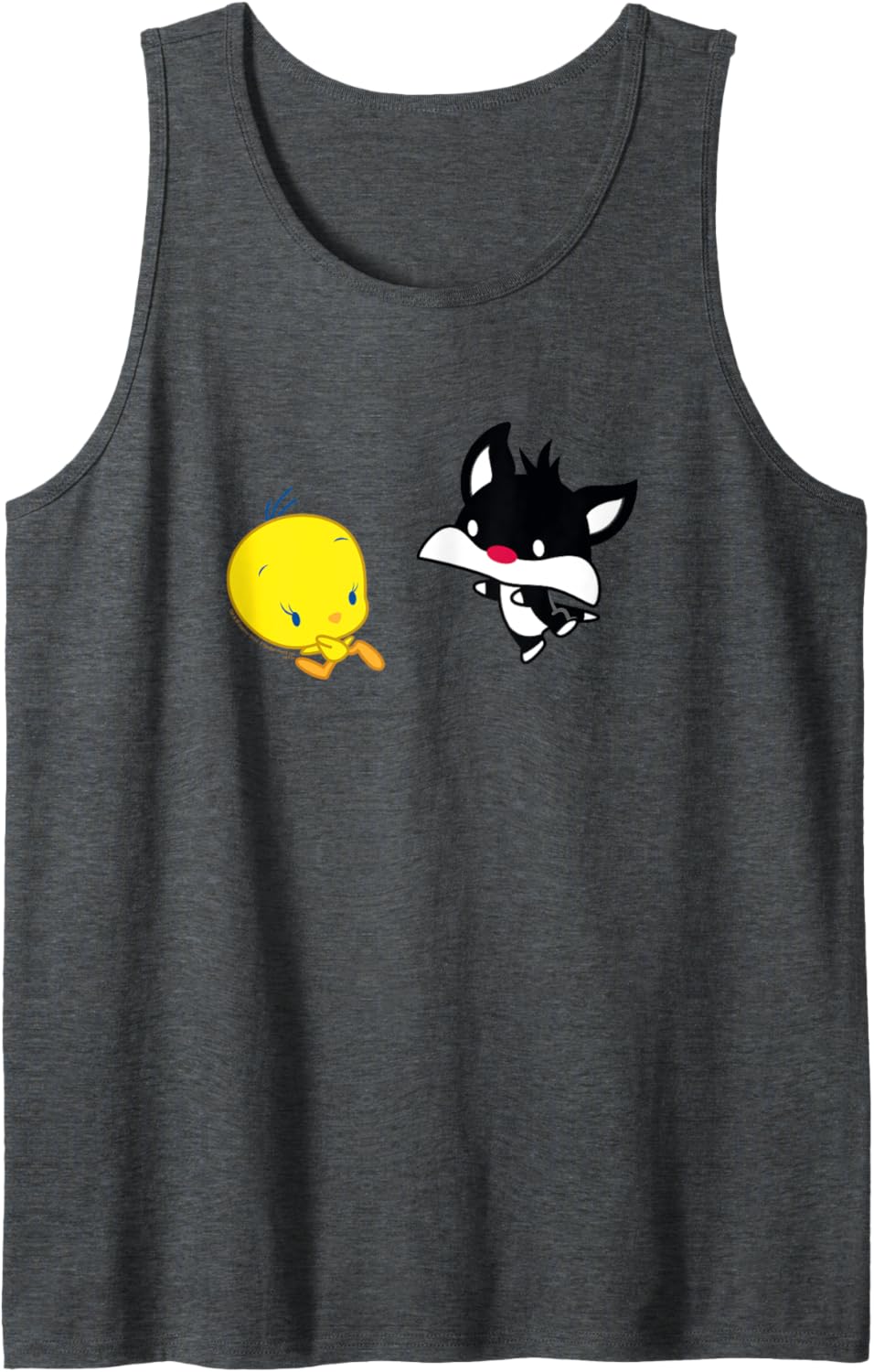 Looney Tunes Sylvester and Tweety Chibi Chase Tank Top