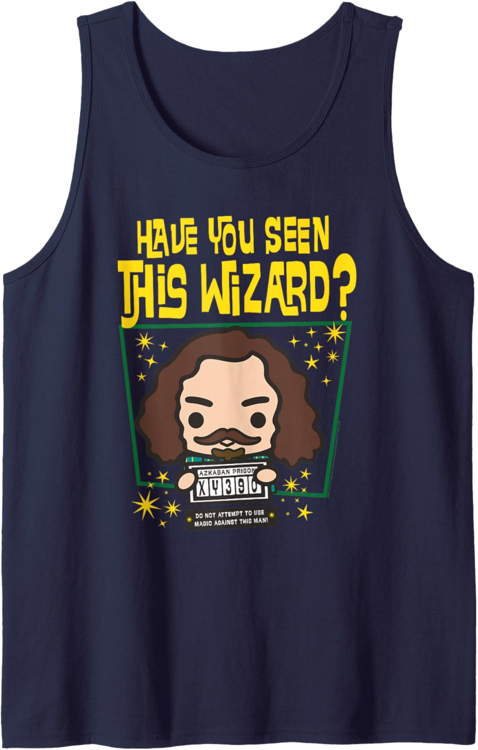 Harry Potter Have You Seen This Wizard? Sirius Black Chibi Tank Top