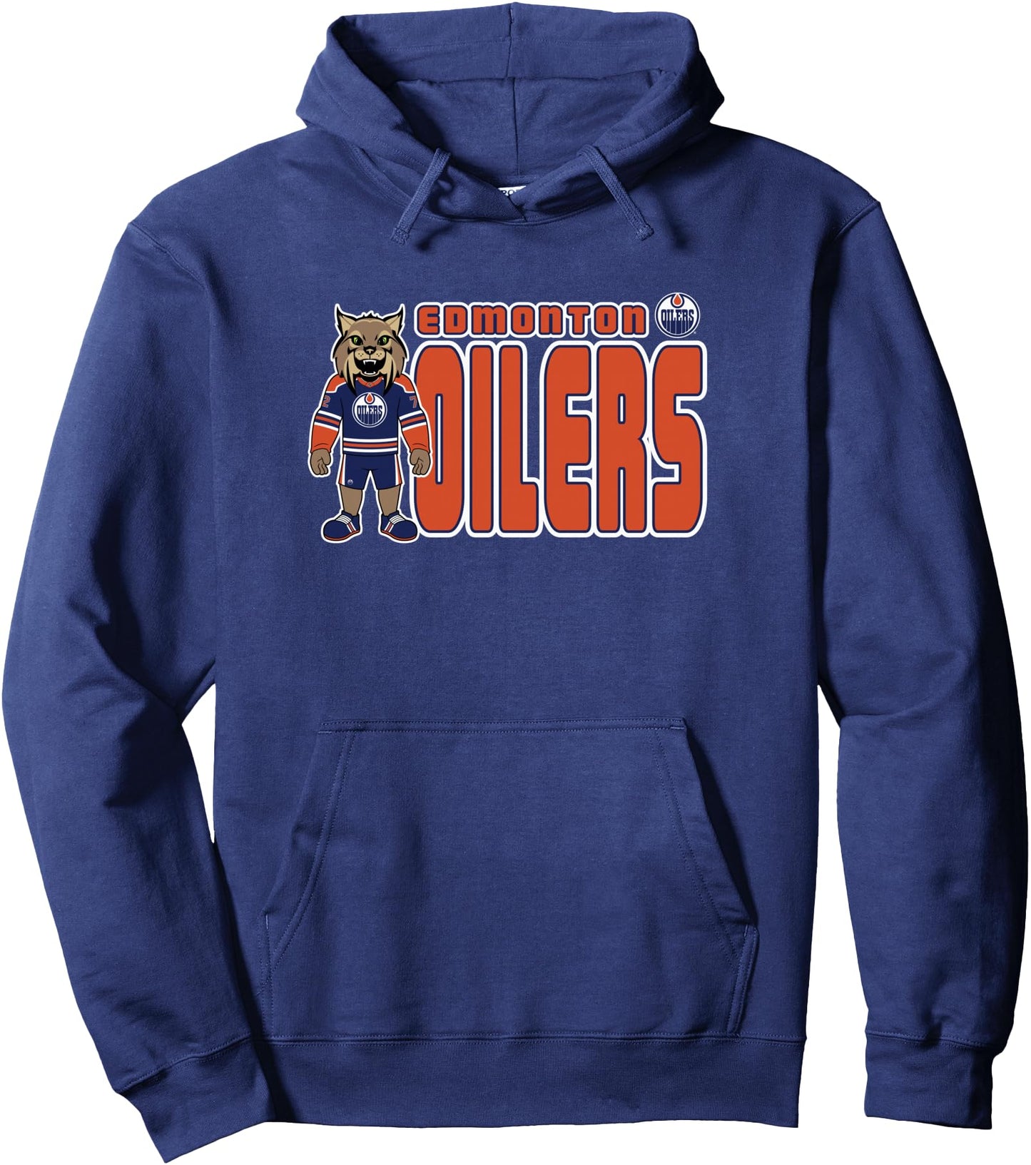 Edmonton Oilers Mascot NHL Officially Licensed Pullover Hoodie