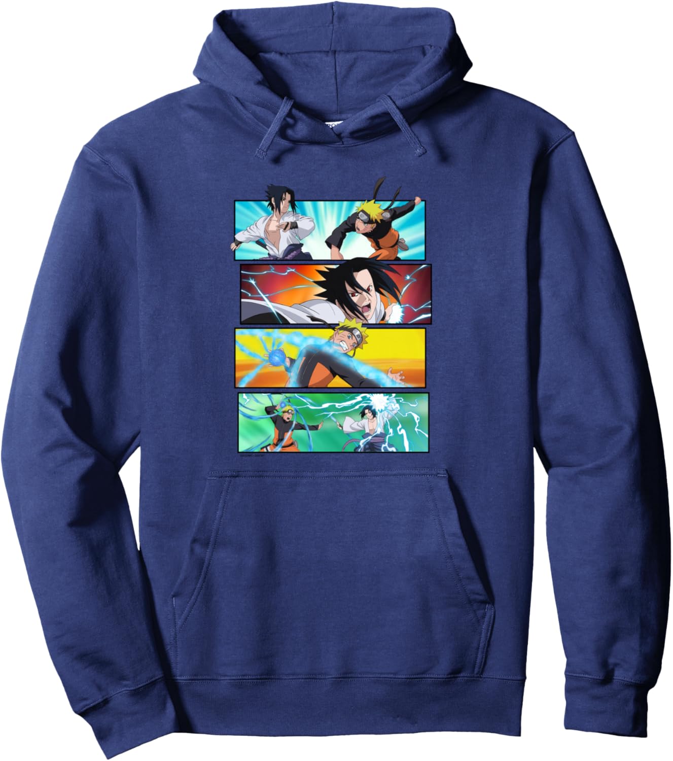 Naruto Shippuden Naruto vs Sasuke Pullover Hoodie