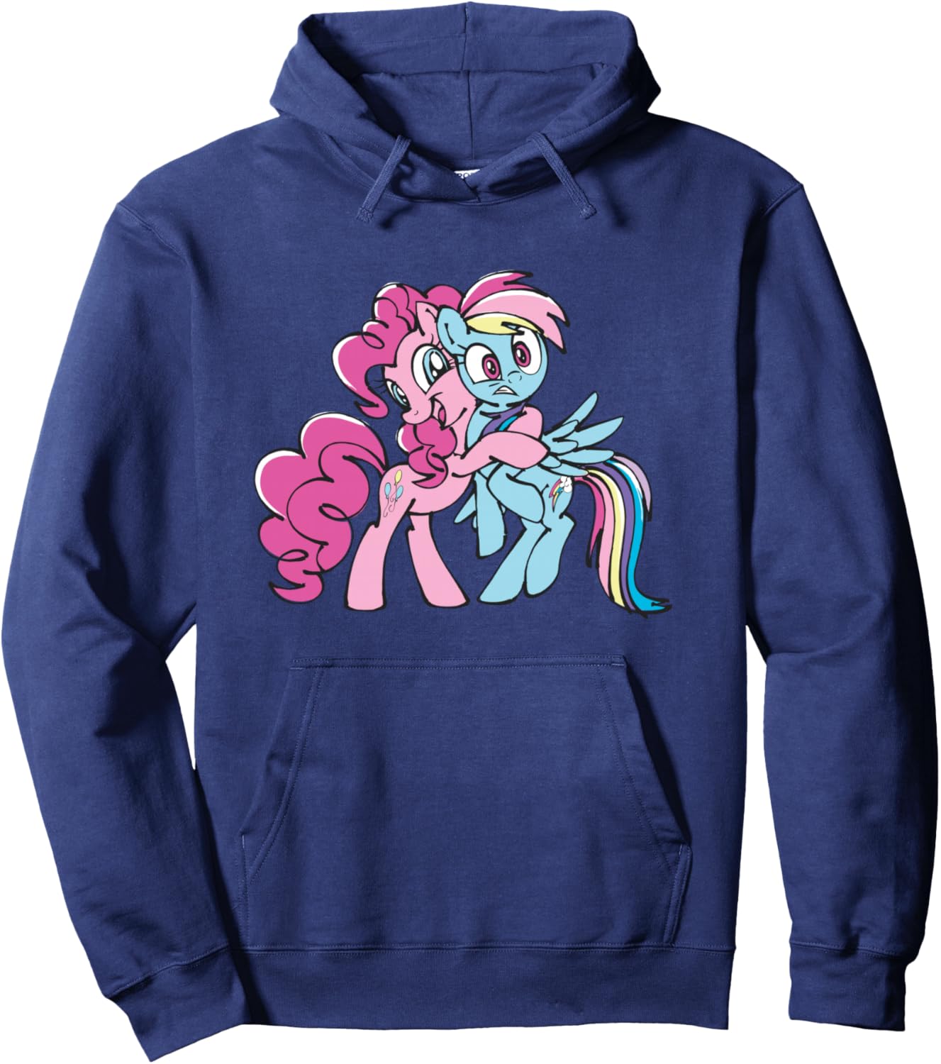My Little Pony Pinkie Pie Hugs Rainbow Dash Pullover Hoodie