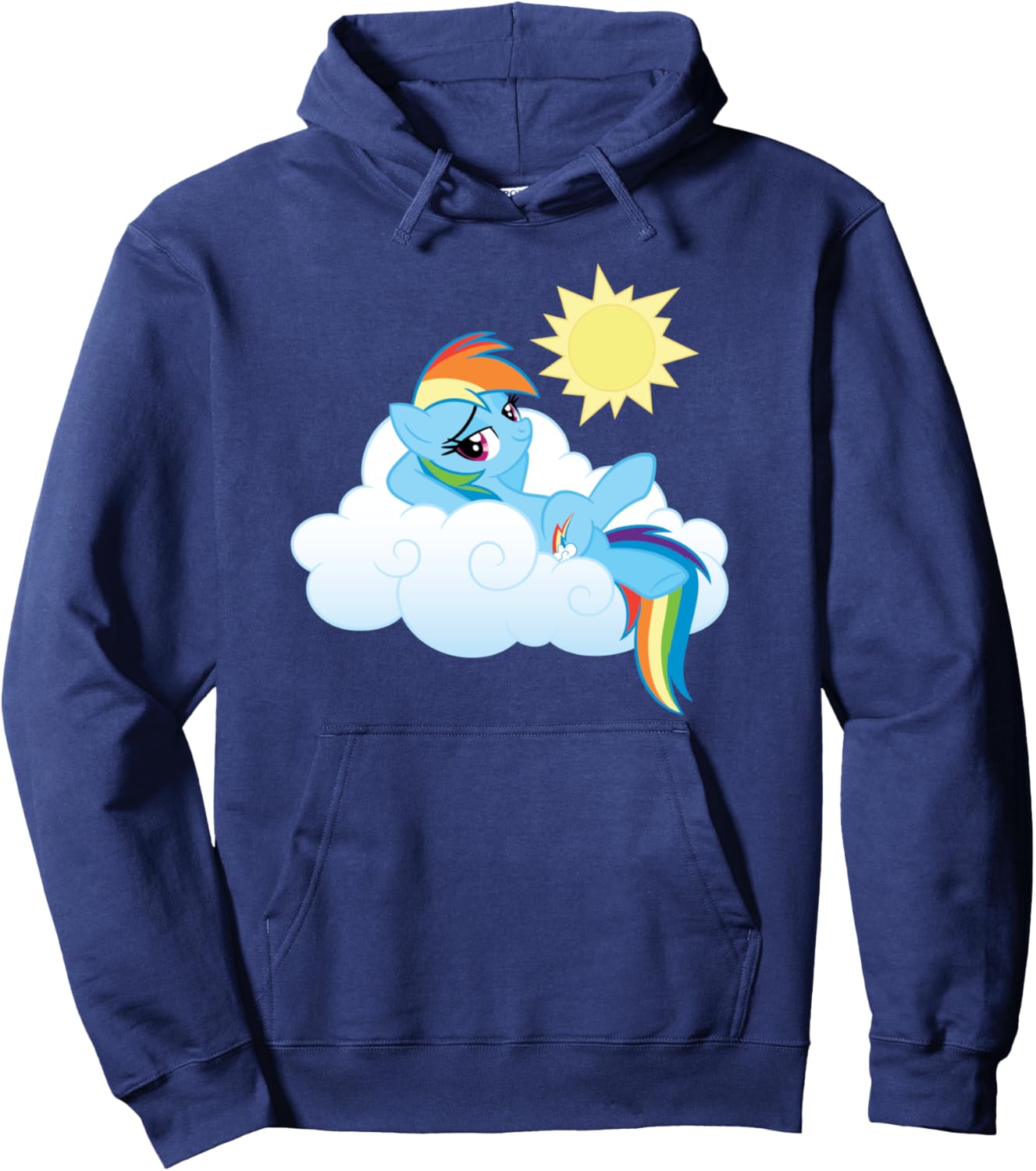 My Little Pony Rainbow Dash Fluffy Cloud Pullover Hoodie