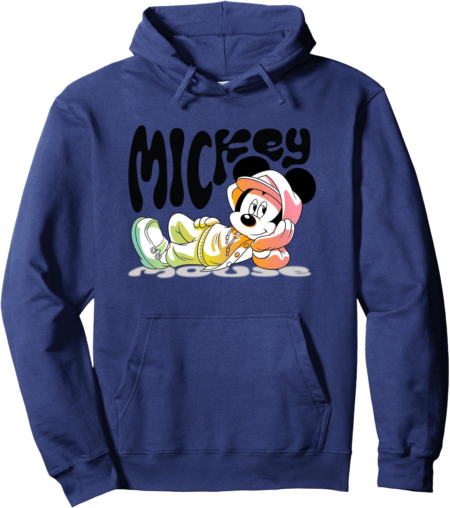 Disney Mickey & Friends Cool Mickey Mouse Gradient Style Pullover Hoodie