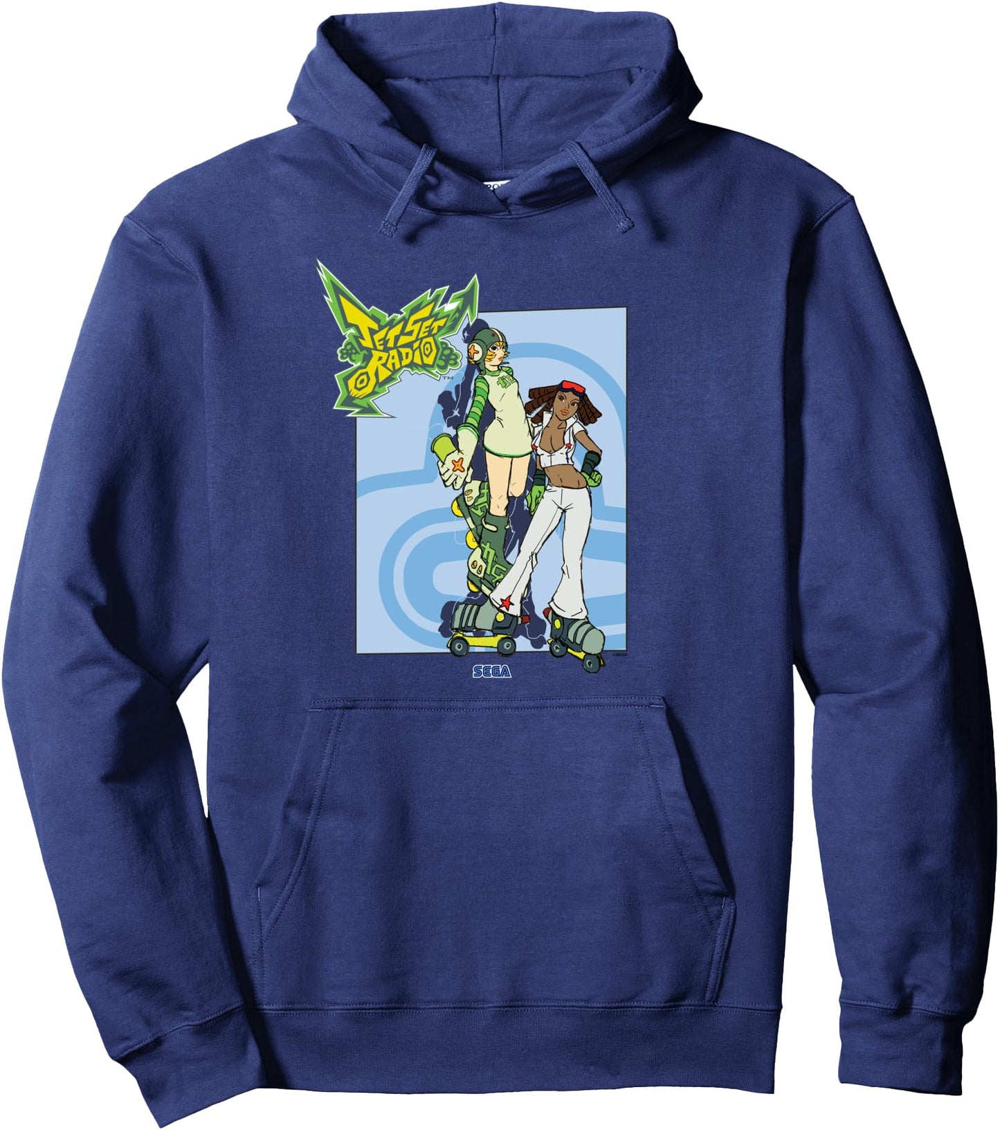 Jet Set Radio duo Gum, Piranha SEGA Dreamcast video game Pullover Hoodie