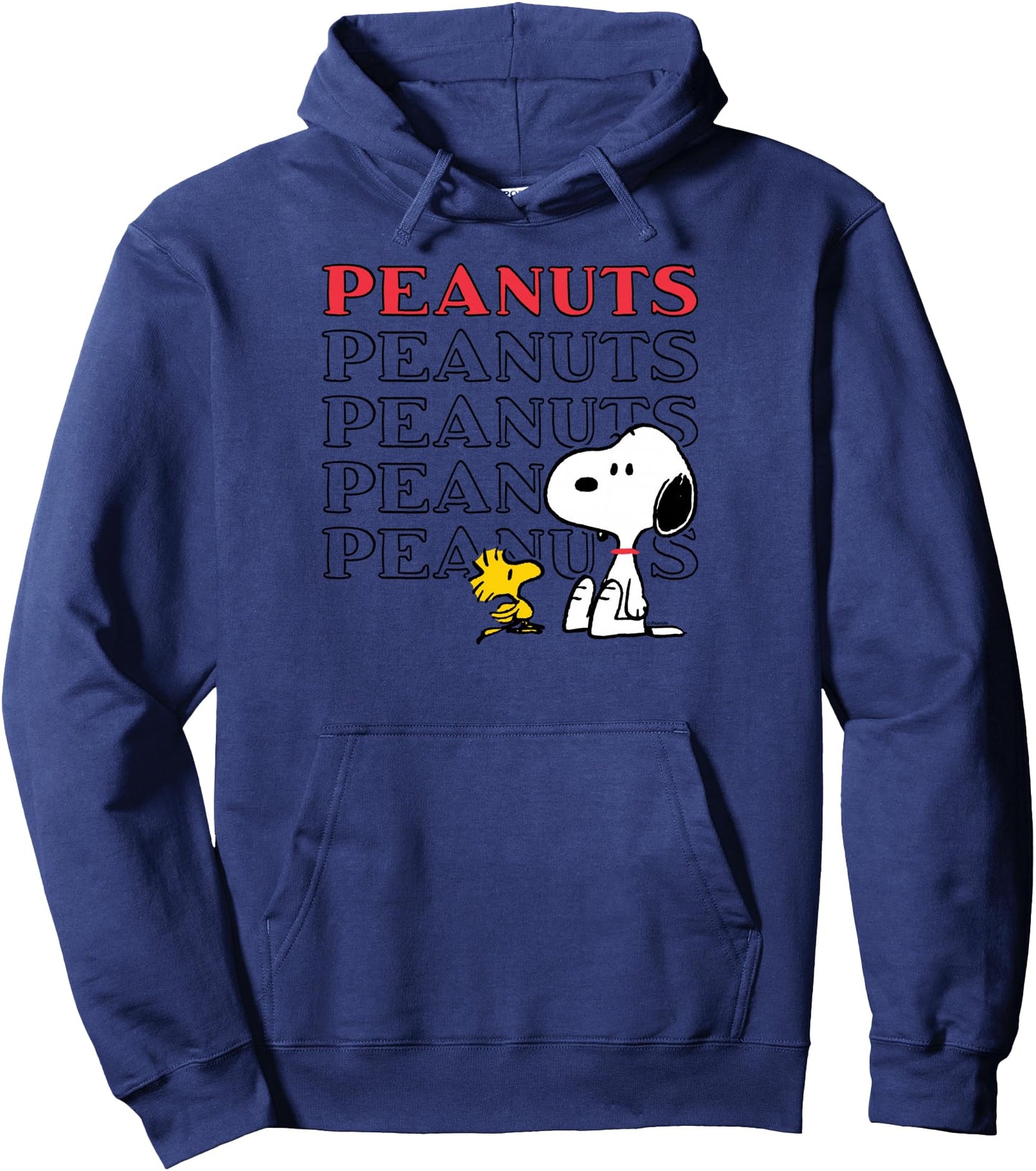 Peanuts - Snoopy Woodstock Logo Pullover Hoodie