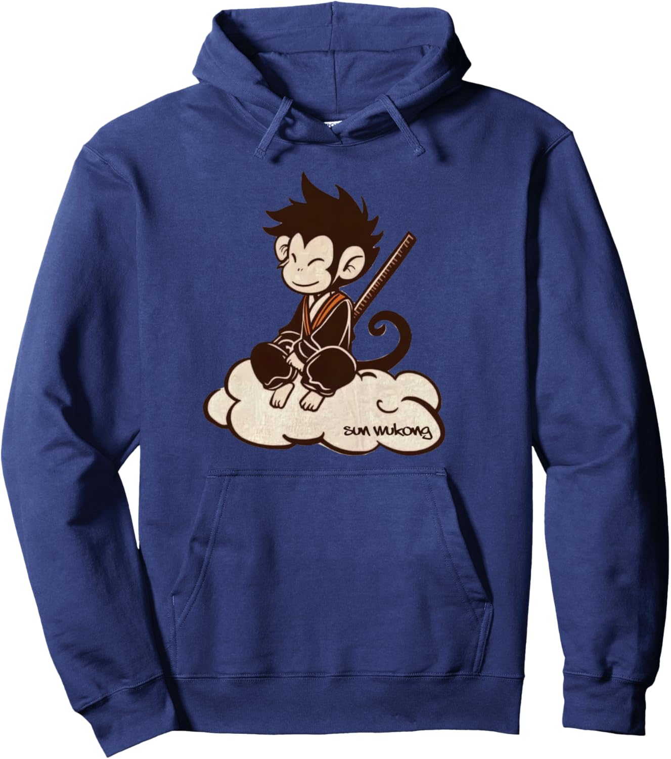Sun Wukong surfing on a Cloud Monkey King Chinese Legend Pullover Hoodie