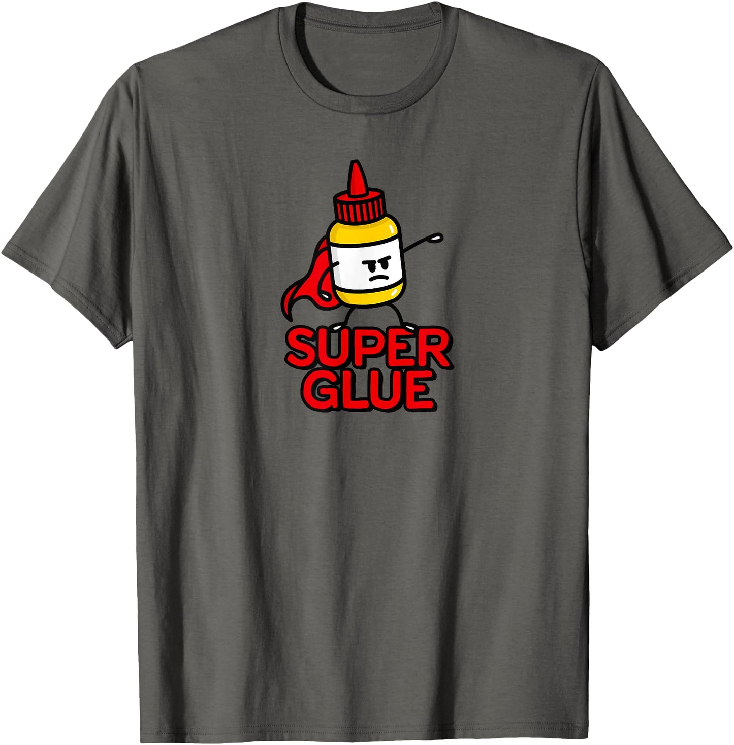 Funny Super glue pun Halloween Costume Super hero cartoon