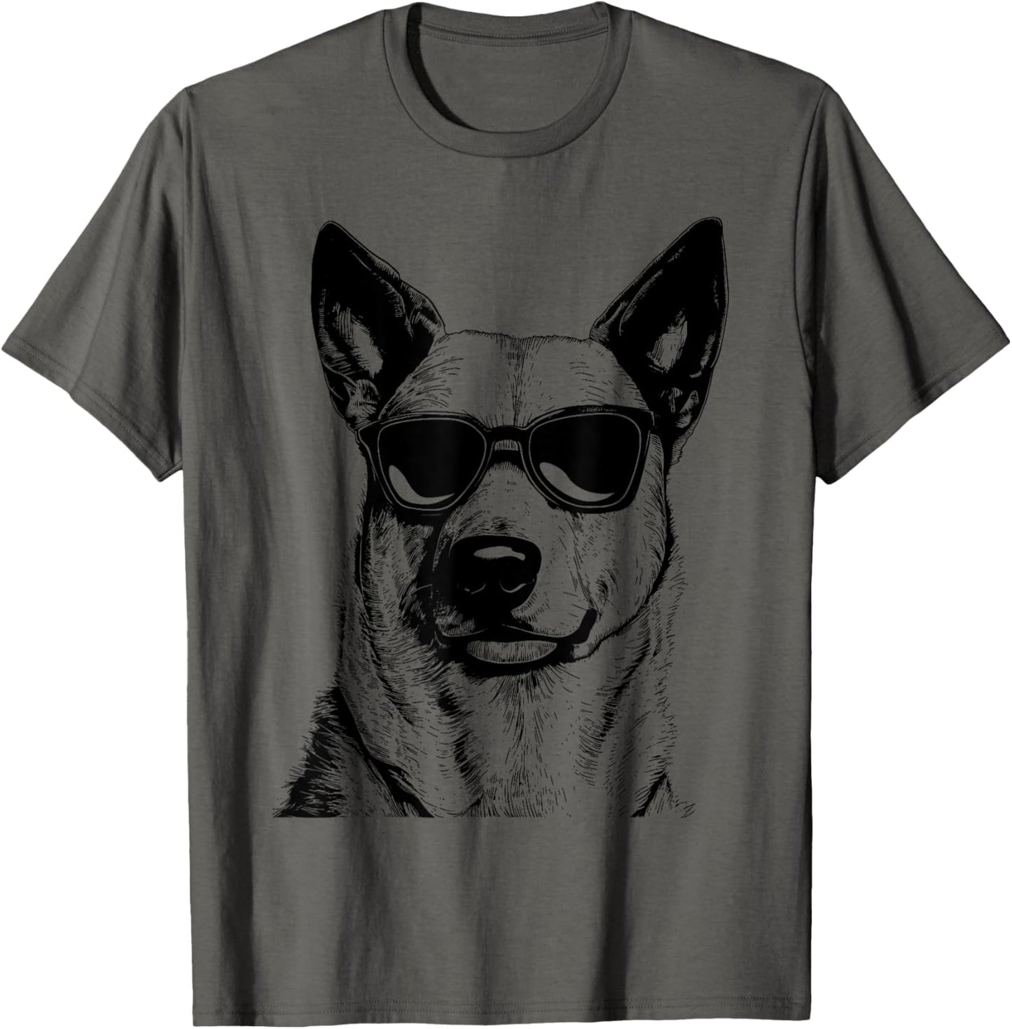 Carolina Dog Sketch Drawing Art Dog Lover Mom Dad Women T-Shirt