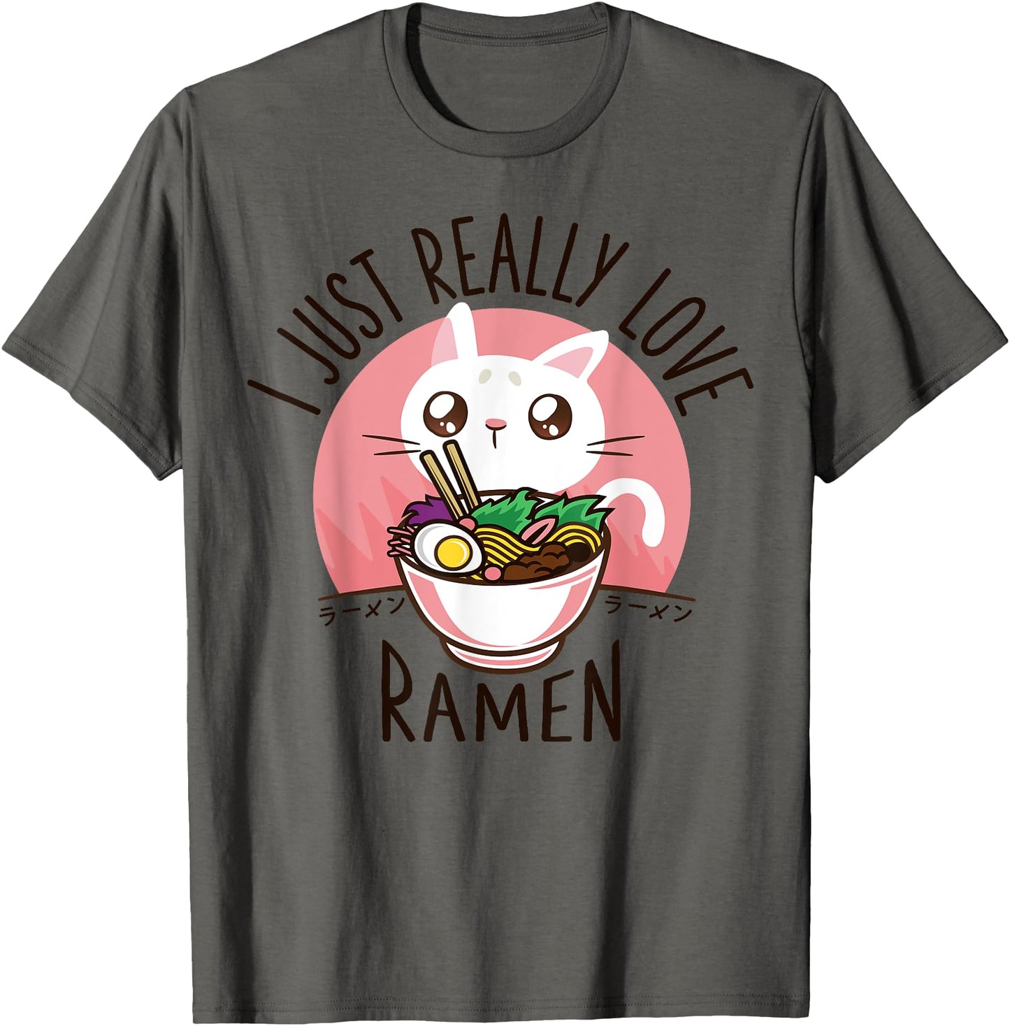 Love Ramen Japanese Noodles Shirt Kawaii Anime Cat Gifts