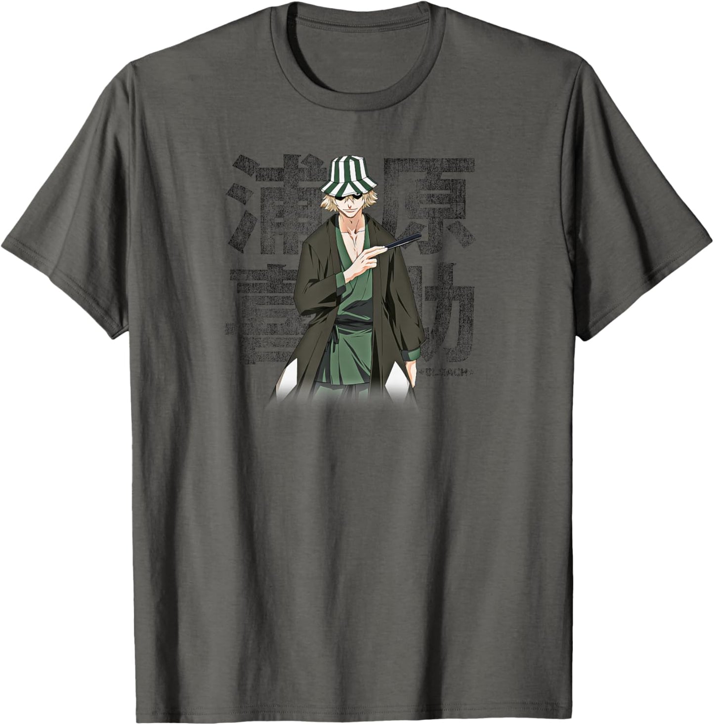 Bleach Kisuke Urahara Square Distressed Anime