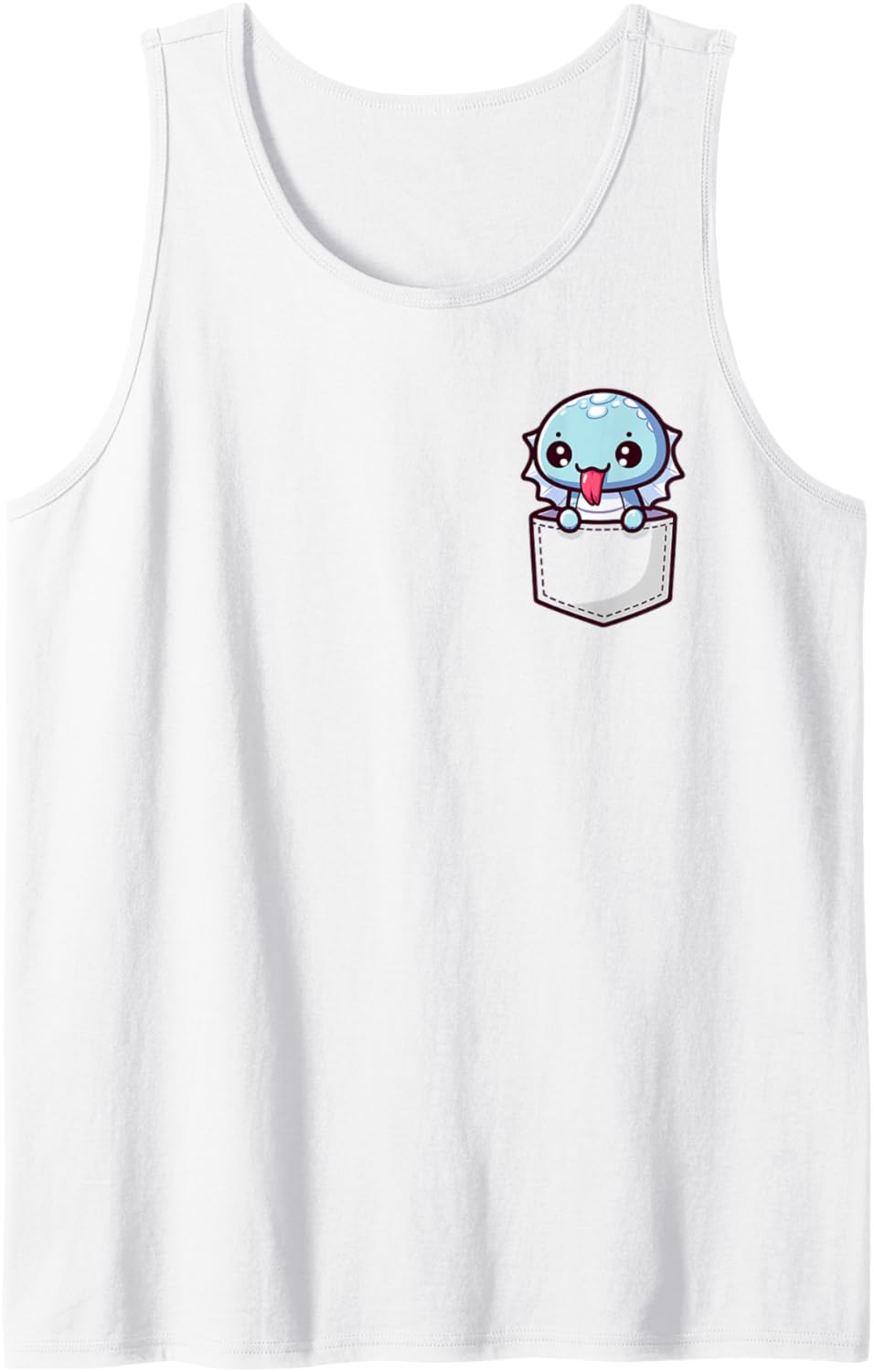Adorable Chibi Japanese Pocket Kawaii Naga Tank Top