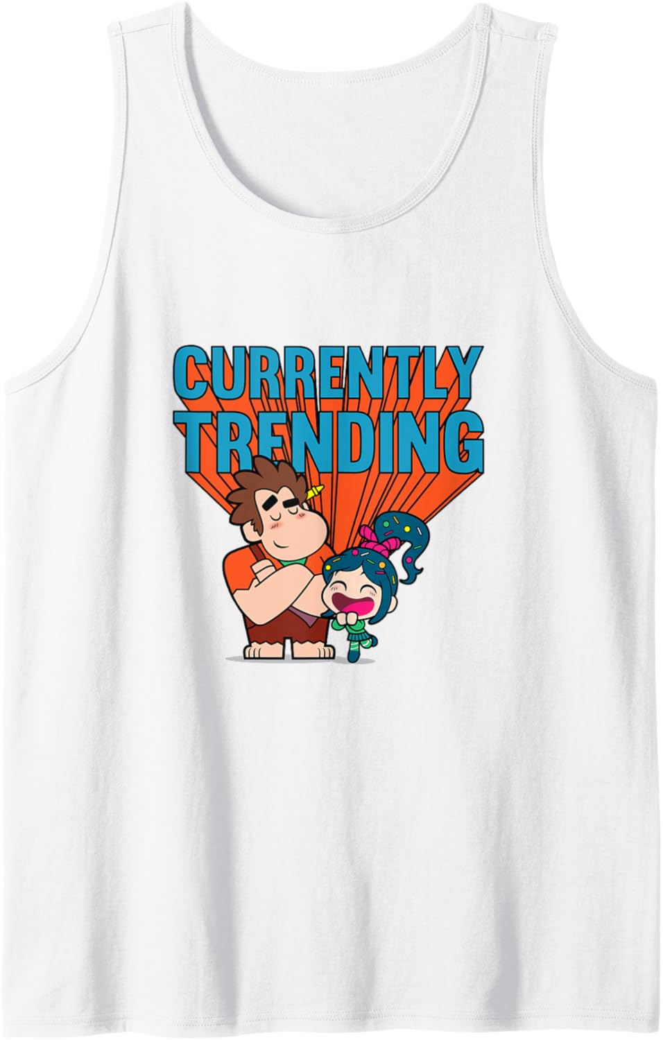 Disney Wreck-It Ralph Currently Trending Chibi Group Shot Tank Top