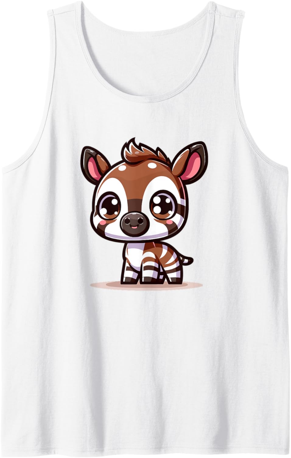 Adorable Cute Japanese Kawaii Chibi Okapi Tank Top