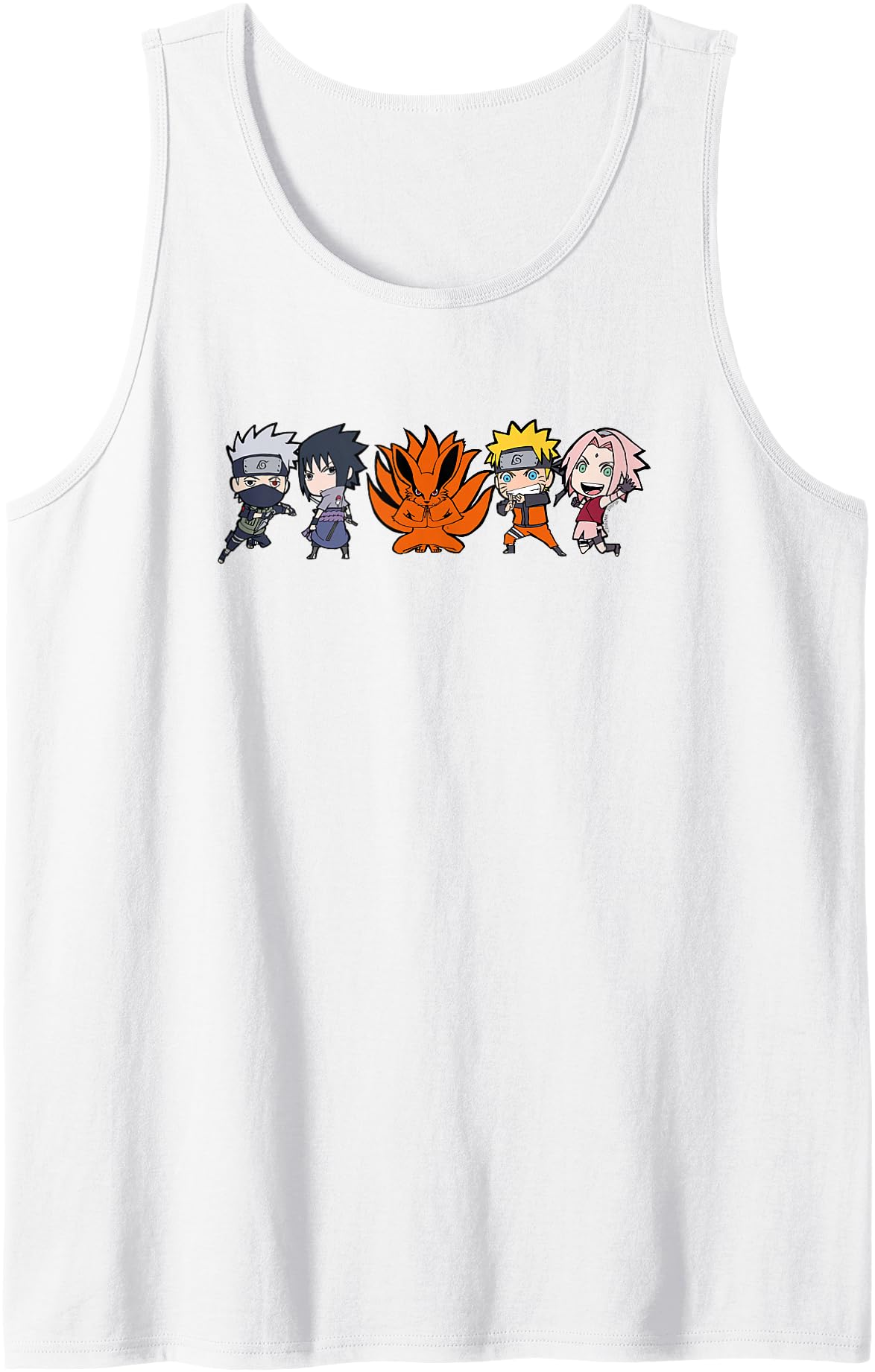 Naruto Shippuden 5 Chibi Group Anime Tank Top