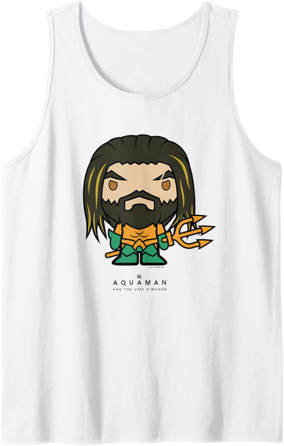 Aquaman And The Lost Kingdom Arthur Curry Chibi Portrait Tank Top