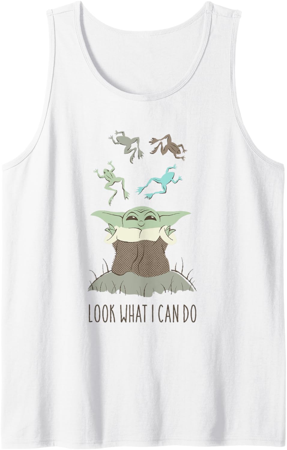 Star Wars The Mandalorian Look What I Can Do Chibi Disney+ Tank Top