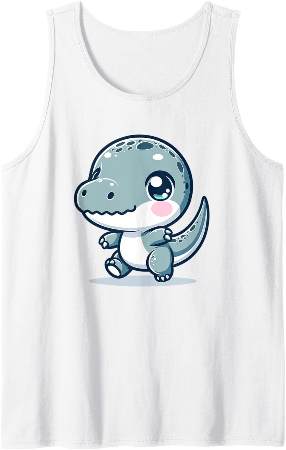 Adorable Cute Japanese Kawaii Chibi Allosaurus Tank Top