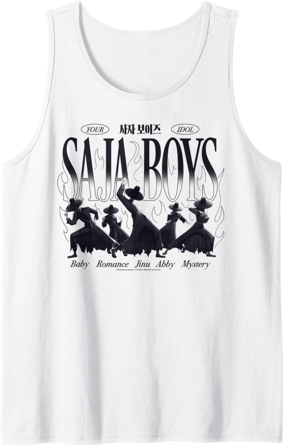 Kpop Demon Hunters Halloween Saja Boys Your Idol Demon Forms Tank Top
