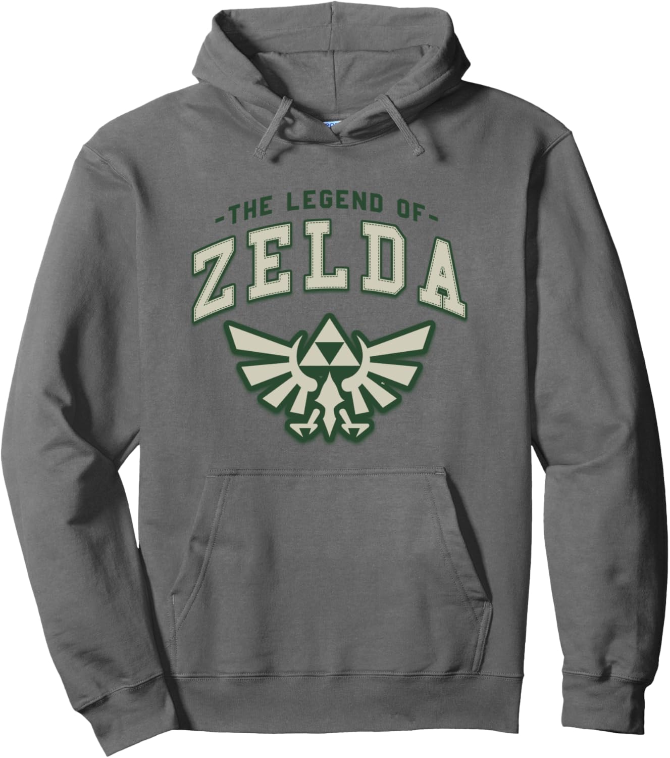 The Legend of Zelda Triforce Hyrule Collegiate Style Pullover Hoodie