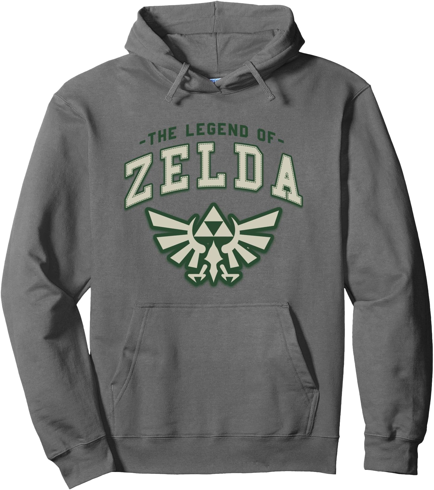 The Legend of Zelda Triforce Hyrule Collegiate Style Pullover Hoodie