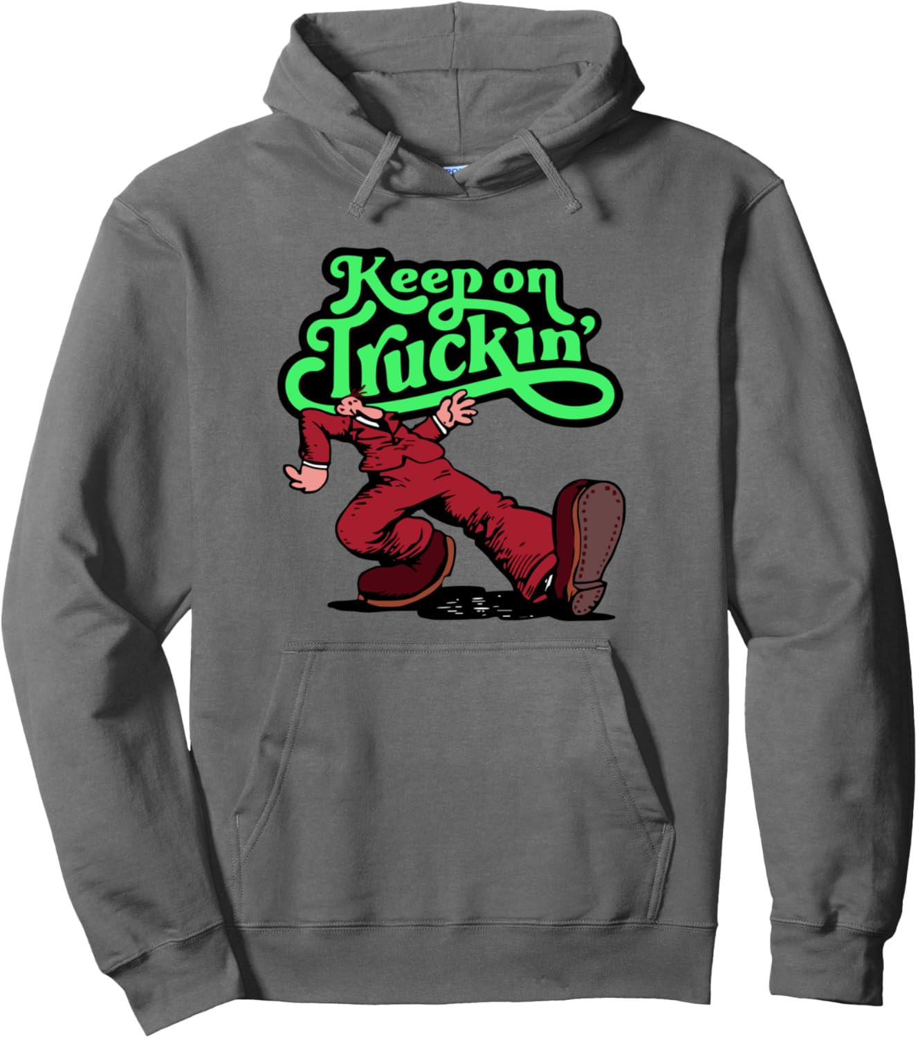 Keep On Truckin Vintage Design for Men & Women Pullover Hoodie