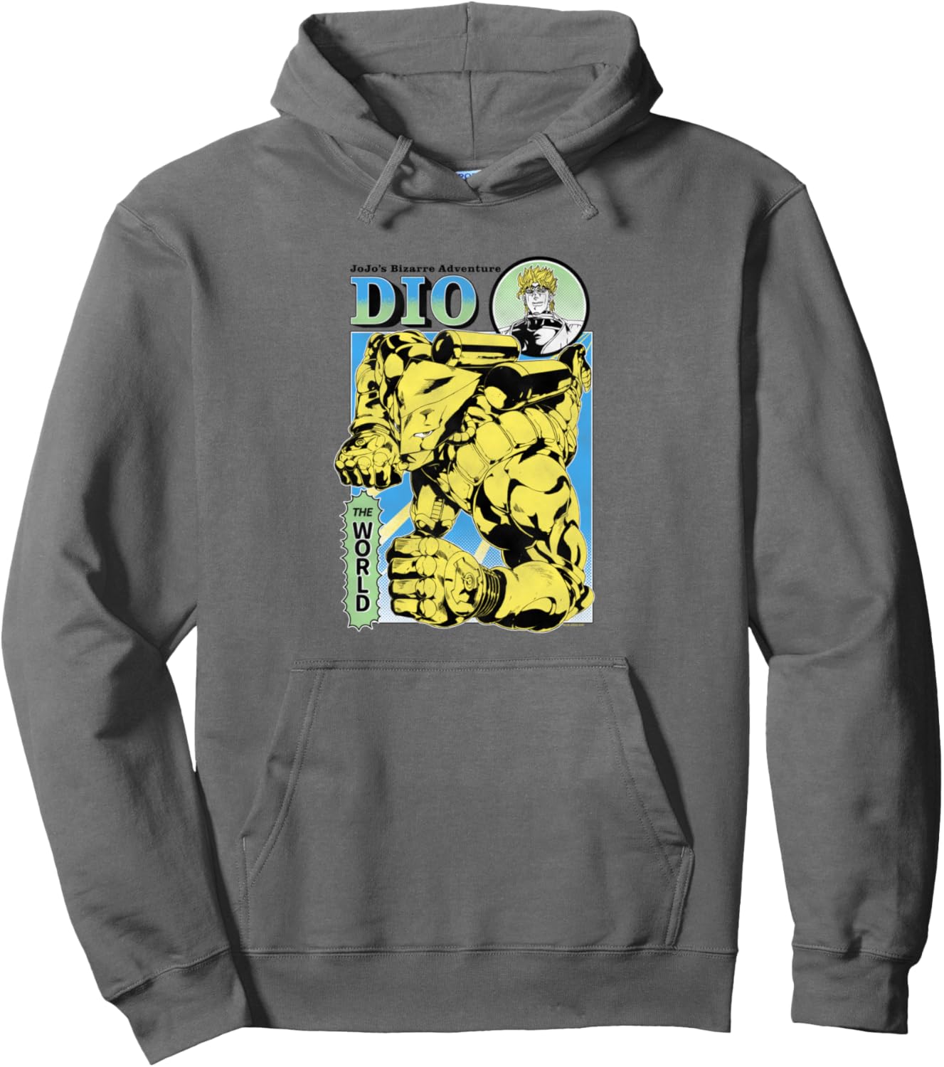 JoJo's Bizarre Adventure Part 3 DIO & The World Illustration Pullover Hoodie