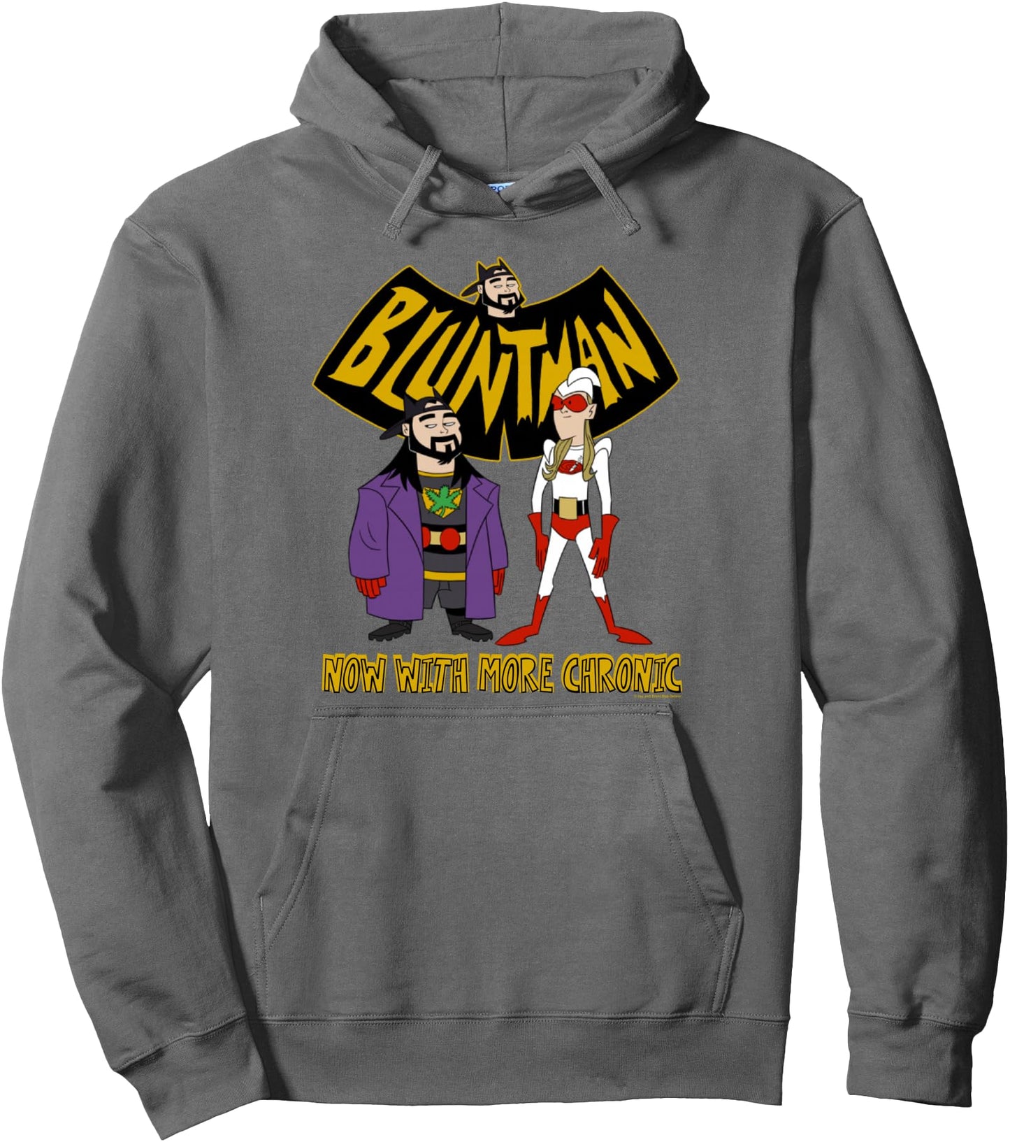 Jay & Silent Bob Bluntman Now With More Chronic Poster Pullover Hoodie