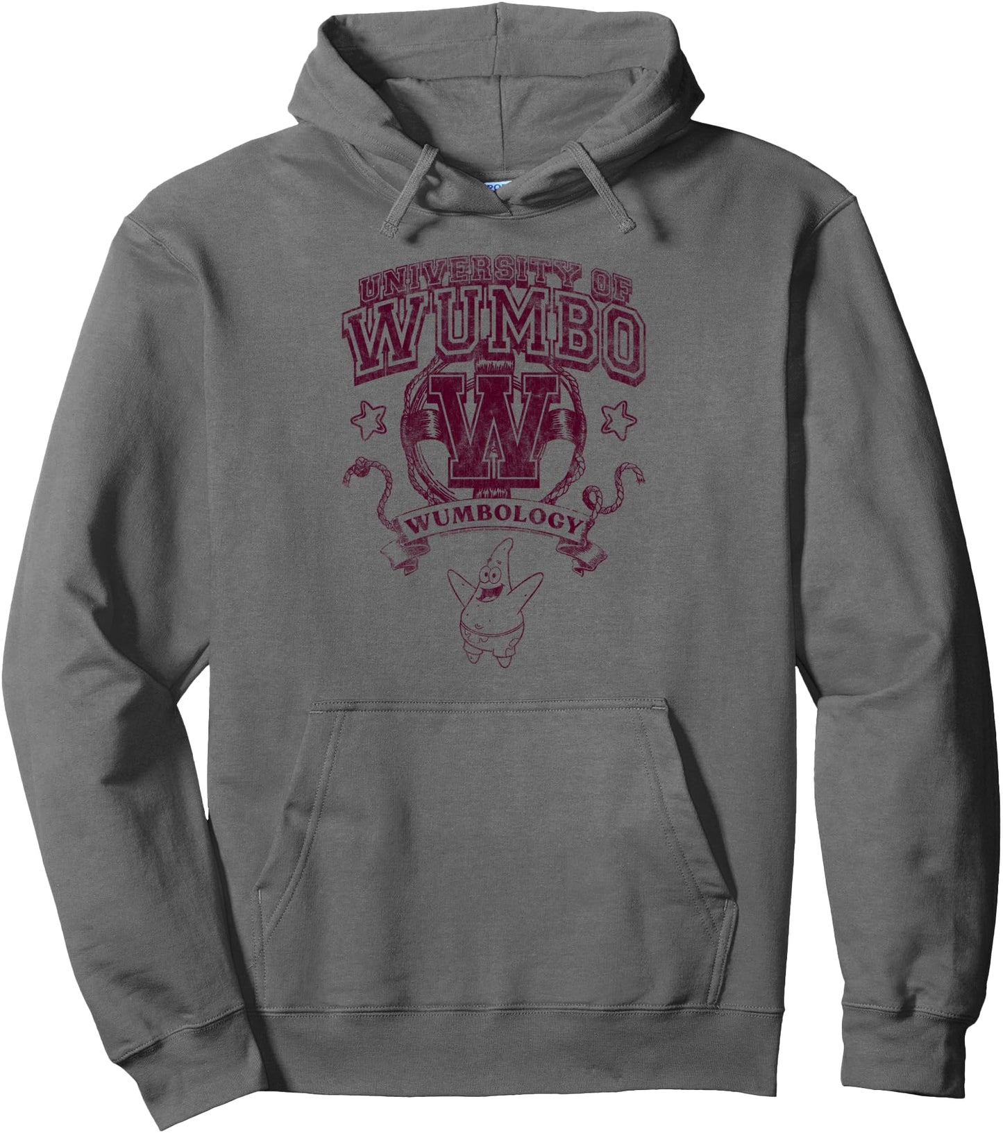 SpongeBob SquarePants University of Wumbo Patrick Cartoon Pullover Hoodie