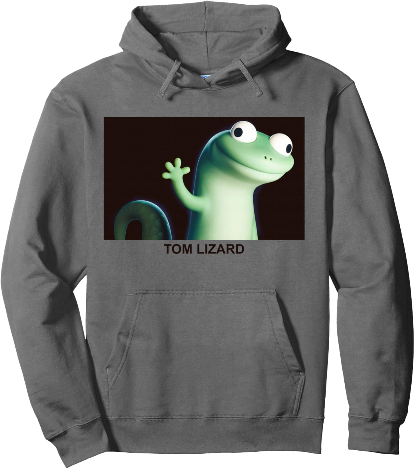 Disney Pixar Hoppers Tom Lizard Funny Face & Empty Head Pullover Hoodie