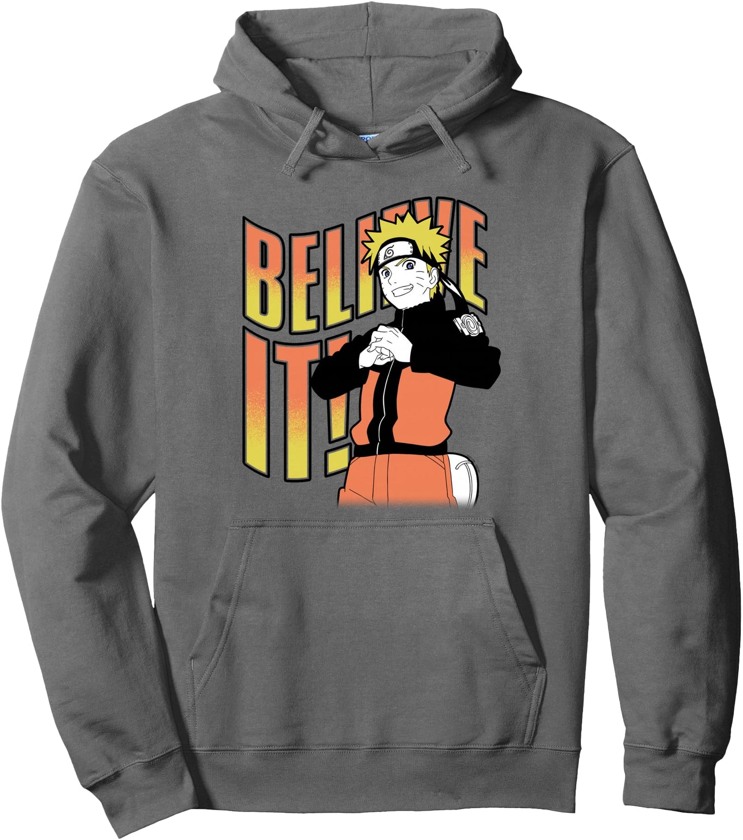 Naruto Shippuden Believe It Pose Anime Pullover Hoodie